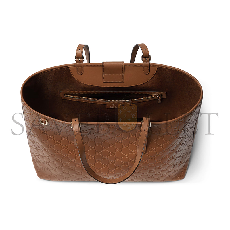 GUCCI GG EMBLEM LARGE TOTE BAG 847455 (37*31*16cm) GUCCI GG EMBLEM LARGE TOTE BAG 847455 (37*31*16cm)